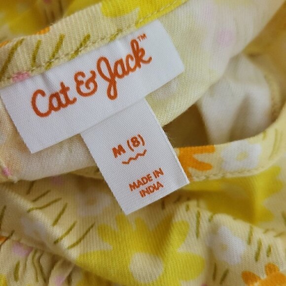 Cat & Jack Girls' Short Sleeve Tiered Woven Shirt, 3KIDW-AV - Picture 4 of 4